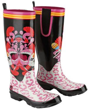 Giesswein Gummistiefel mit Karnevalsmotiven - 